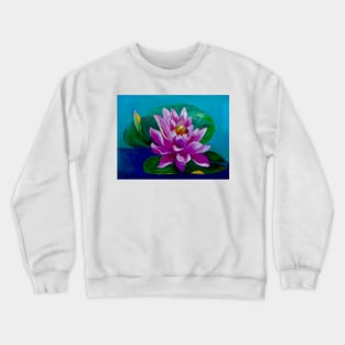 Lotus and Lily Pads Crewneck Sweatshirt